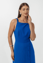 Vestido Pérola Azul Royal