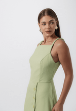 Vestido Pérola Verde Pistache