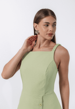 Vestido Pérola Verde Pistache