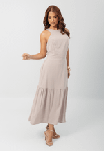 Vestido Adriane Areia