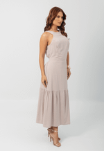 Vestido Adriane Areia