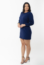 Vestido Tainá Azul Marinho
