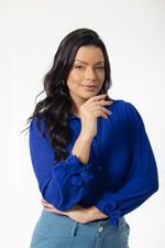 Camisa Luana Azul Royal