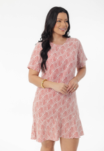 Vestido Elsa Vermelho Estampado