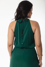 Vestido Bárbara Verde Bandeira