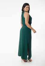 Vestido Bárbara Verde Bandeira