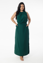 Vestido Bárbara Verde Bandeira