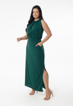 Vestido Bárbara Verde Bandeira