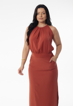 Vestido Bárbara Goiaba