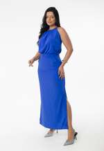Vestido Bárbara Azul Royal