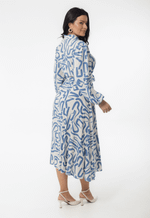 Vestido Josefina Estampado Azul