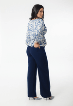Blusa Jade Estampado Azul