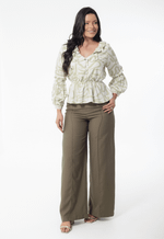 Blusa Jade Estampado Verde