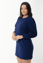 Vestido Tainá Azul Marinho