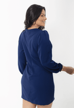 Vestido Tainá Azul Marinho