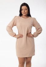 Vestido Tainá Bege