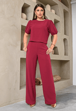 Blusa Cecília Marsala