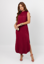 Vestido Mariá Marsala