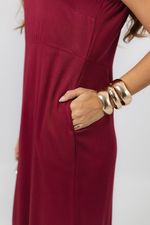 Vestido Mariá Marsala