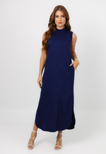Vestido Mariá Azul Marinho