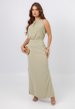 Vestido Bárbara Verde Malva