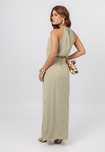 Vestido Bárbara Verde Malva