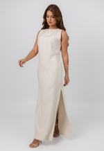 Vestido Débora Areia