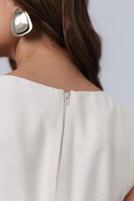 Vestido Débora Areia