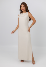 Vestido Débora Areia