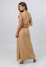 Vestido Débora Bege