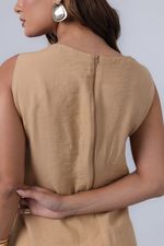 Vestido Débora Bege