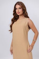 Vestido Débora Bege