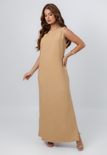 Vestido Débora Bege