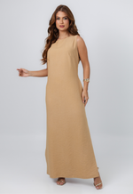 Vestido Débora Bege