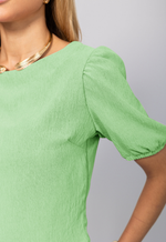 Blusa Cecília Verde Lima Mescla