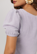 Blusa Cecília Roxo Mescla