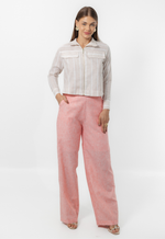 Camisa Laura Listra Bege