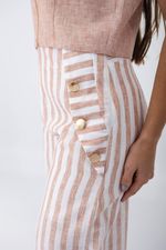 Conjunto Lícia Listra Marrom