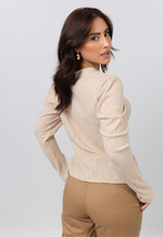 Blusa Melinda Areia