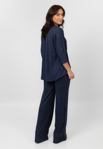Conjunto Janaína Azul Marinho Mescla