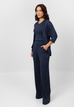 Conjunto Janaína Azul Marinho Mescla