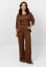 Conjunto Janaína Marrom Mescla