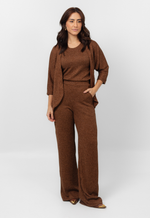 Conjunto Janaína Marrom Mescla
