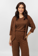 Conjunto Janaína Marrom Mescla