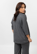 Conjunto Janaína Cinza Mescla