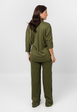 Conjunto Janaína Verde Mescla