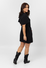 Vestido Ágatha Alfaiataria Mari Preto