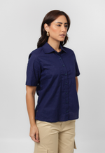 Camisa Samyla Azul Marinho