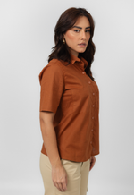 Camisa Samyla Marrom