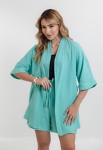 Conjunto Zoe Verde Água